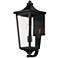 Maxim Sutton Place VX 19" High Black Outdoor Wall Light