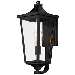 Maxim Sutton Place VX 19" High Black Outdoor Wall Light