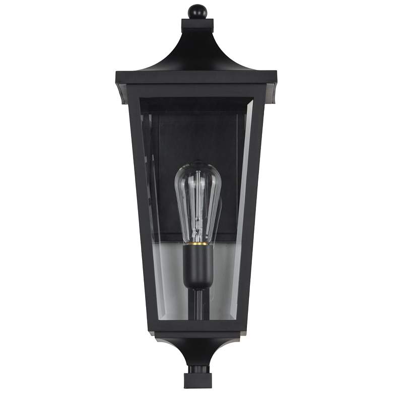 Image 2 Maxim Sutton Place VX 19" High Black Outdoor Wall Light more views