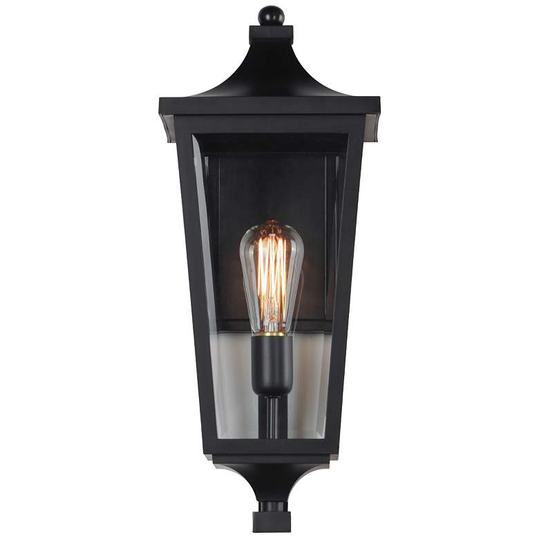 Image 3 Maxim Sutton Place VX 19" High Black Outdoor Wall Light more views