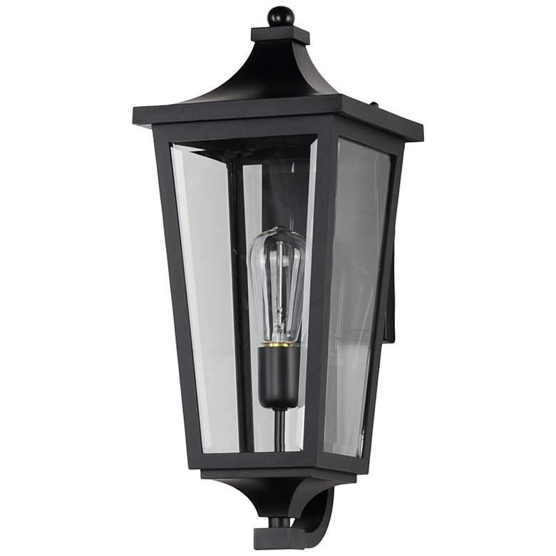 Image 4 Maxim Sutton Place VX 19" High Black Outdoor Wall Light more views