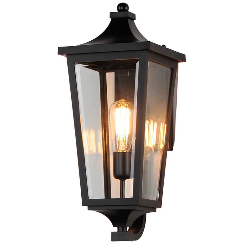 Image 5 Maxim Sutton Place VX 19" High Black Outdoor Wall Light more views