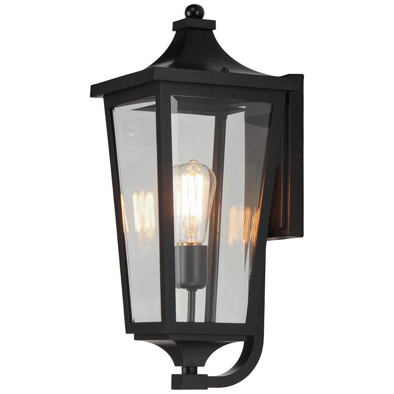 Image 6 Maxim Sutton Place VX 19" High Black Outdoor Wall Light more views