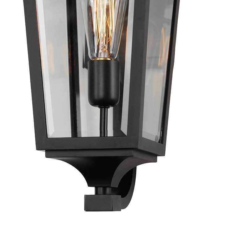 Image 7 Maxim Sutton Place VX 19" High Black Outdoor Wall Light more views
