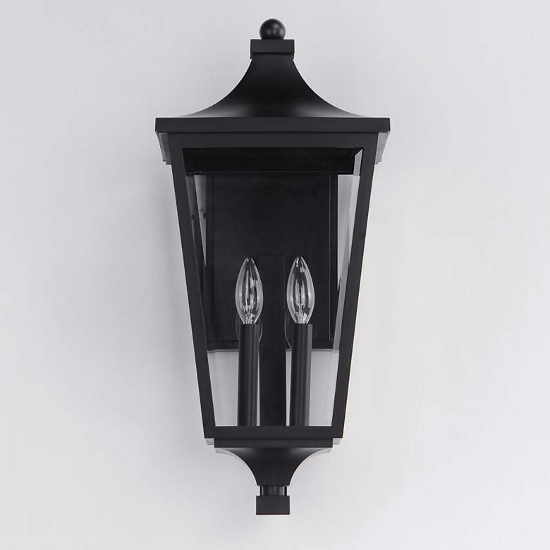Image 2 Maxim Sutton Place VX 22"H Black 2-Light Outdoor Wall Light more views