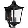 Maxim Sutton Place VX 25"H Black 3-Light Outdoor Wall Light