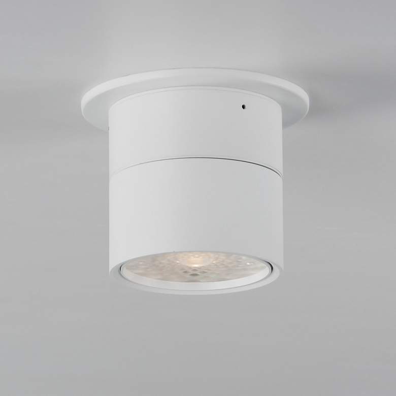 Image 2 Maxim Swinger 5 1/4" White Adjustable LED Flush Mount more views