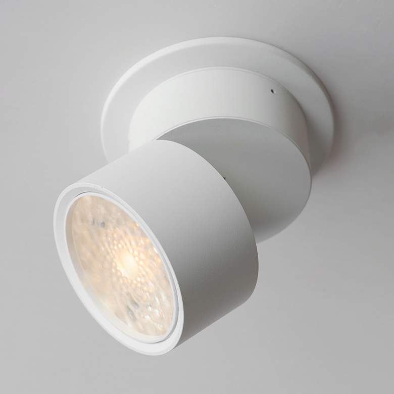 Image 4 Maxim Swinger 5 1/4" White Adjustable LED Flush Mount more views