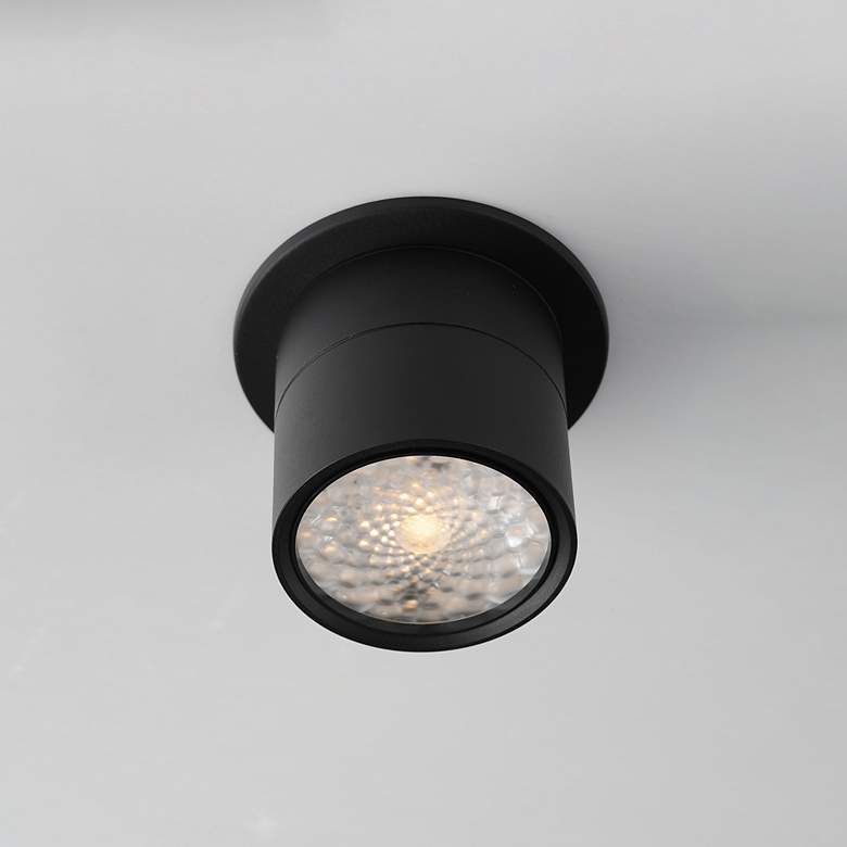 Image 2 Maxim Swinger 5 1/4" Wide Black Adjustable LED Ceiling Light more views