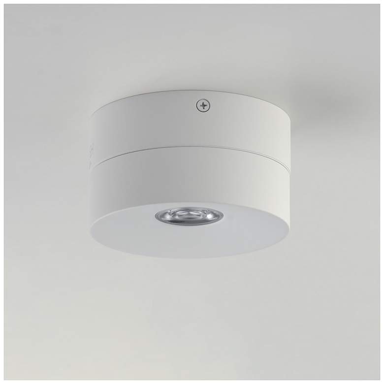 Image 5 Maxim Swinger 5" Wide White Adjustable LED Ceiling Light more views