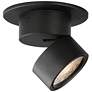 1_Maxim Swinger Black Mini Adjustable LED Flush Mount