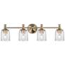 1_Maxim Swirl 32 1/2" Wide Satin Champagne 4-Light Bath Vanity