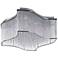 Maxim Swizzle 25 1/4" Wide Polished Chrome Ceiling Light