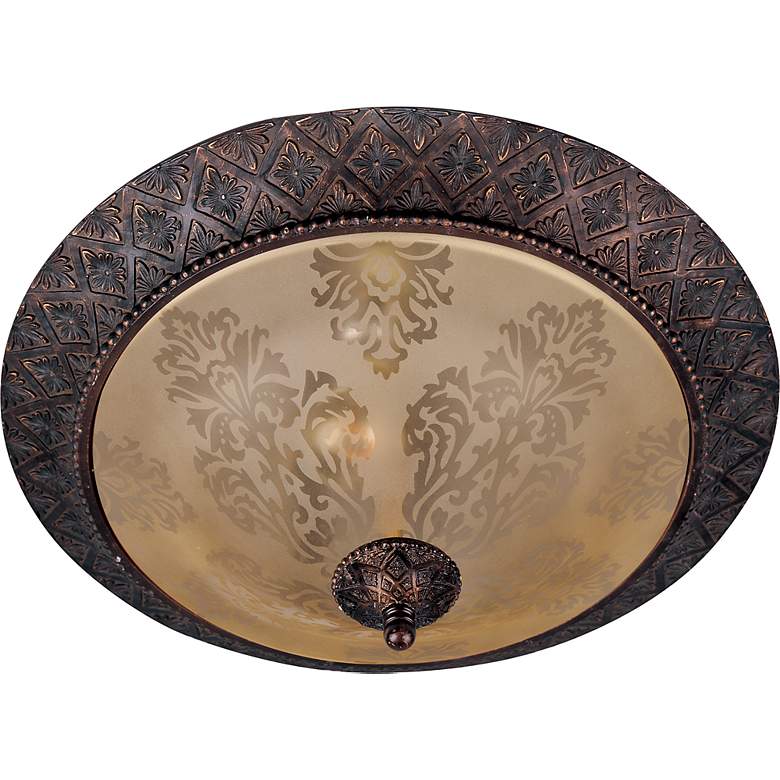 Image 2 Maxim Symphony 19" Wide Oil-Rubbed Bronze Traditional Ceiling Light more views