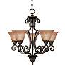 2_Maxim Symphony 26"W Oil-Rubbed Bronze 5-Light Chandelier more views