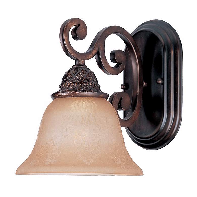 Image 3 Maxim Symphony 9 1/2" High Oil-Rubbed Bronze Wall Sconce more views
