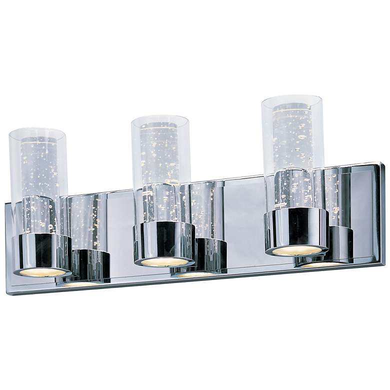 Image 2 Maxim Sync 21" Wide Polished Chrome 3-Light LED Bath Light