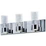 2_Maxim Sync 21" Wide Polished Chrome 3-Light LED Bath Light