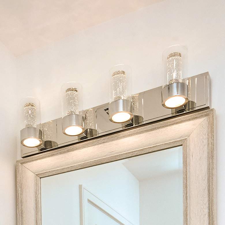 Image 2 Maxim Sync 27" Wide 8-Light Polished Chrome Vanity Bath Light
