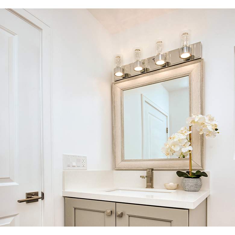 Image 4 Maxim Sync 27" Wide 8-Light Polished Chrome Vanity Bath Light more views