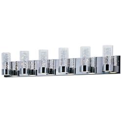 Maxim Sync 40 1/2"W Polished Chrome 6-Light LED Bath Light