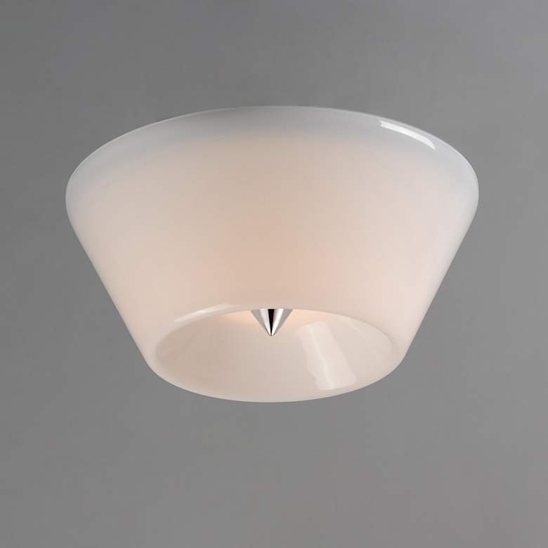 Image 3 Maxim Tack 10" Wide Polished Chrome LED Flush Mount more views