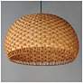 5_Maxim Tahiti 30" Bamboo/Black 3-Light Pendant more views
