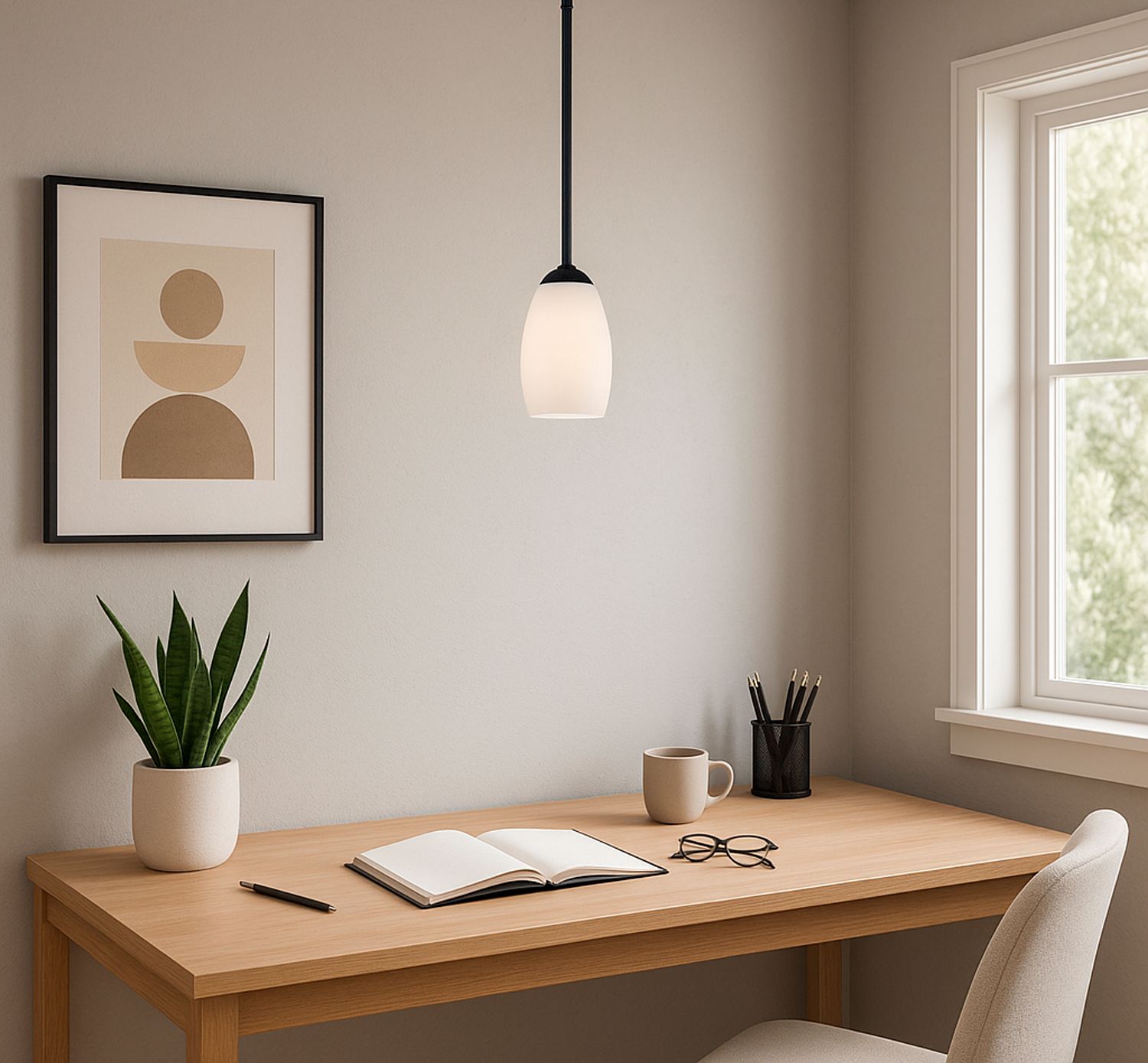 Image 7 Maxim Taylor 5" Wide 1-Light Textured Black White Glass Pendant Light more views