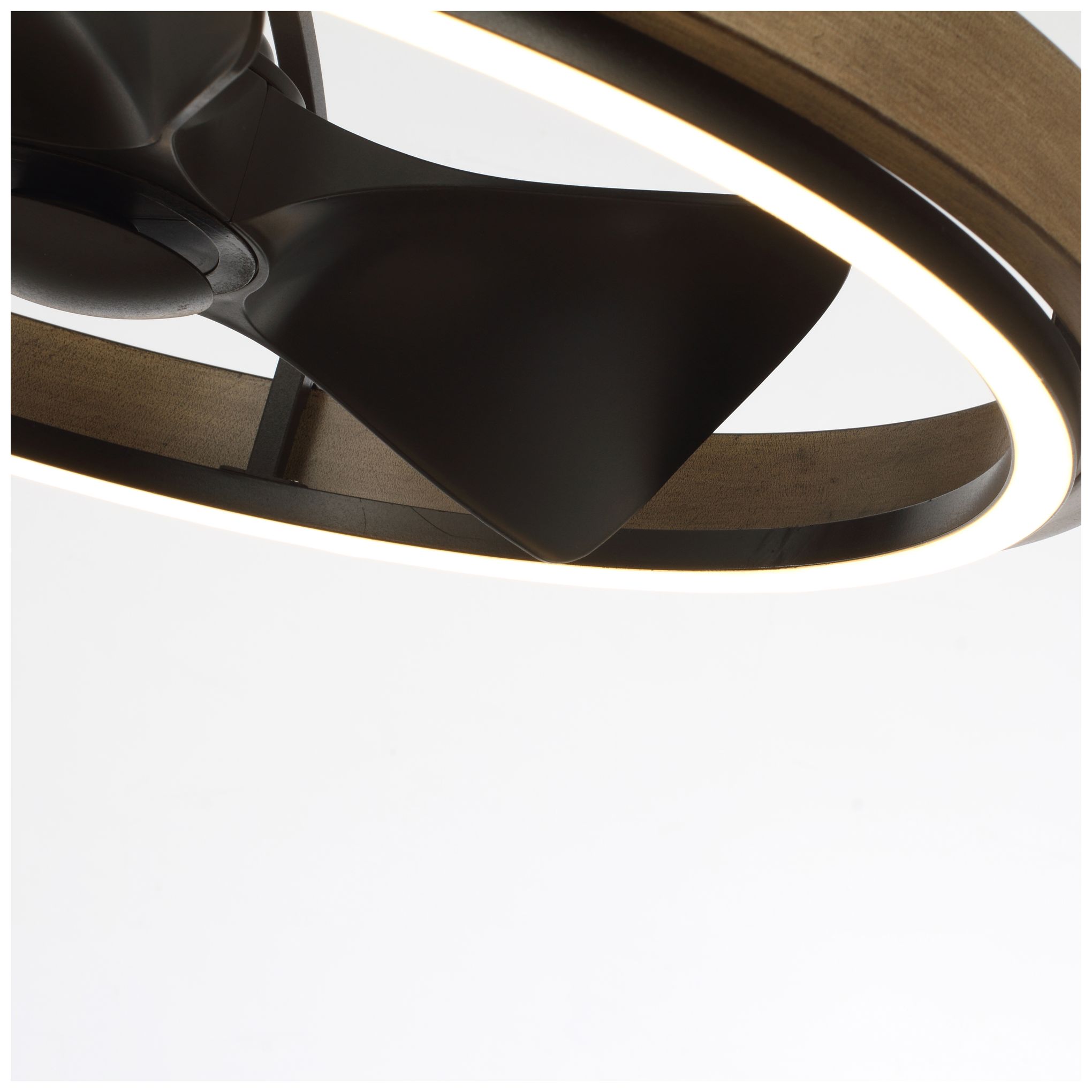 Image 4 Maxim Teton 36 1/4" Driftwood/Black LED Fandelight more views