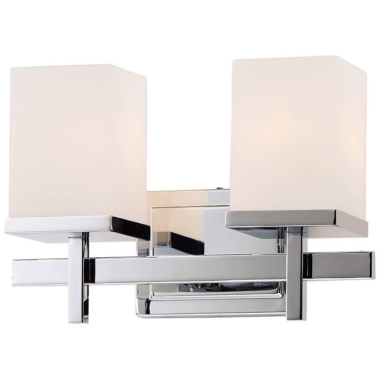 Image 2 Maxim Tetra 14" Wide 2-Light Bath Vanity Wall Light