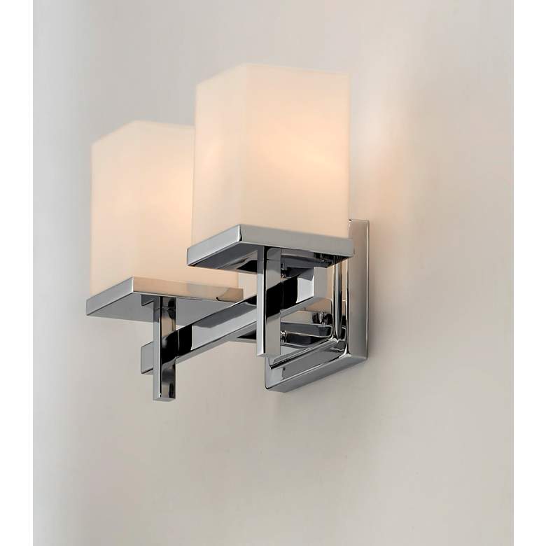 Image 3 Maxim Tetra 14" Wide 2-Light Bath Vanity Wall Light more views