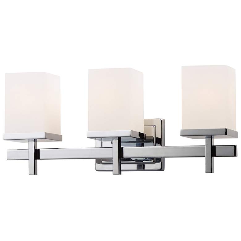 Image 1 Maxim Tetra 22" Wide Polished Chrome 3-Light Bath Light