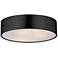 Maxim Tommy 16" Black 3-Light Surface Mount