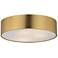 Maxim Tommy 16"Satin Brass 3-Light Surface Mount