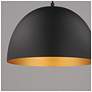 5_Maxim Tova 14" Black/Gold Pendant more views