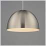 2_Maxim Tova 14" Satin Nickel Pendant more views