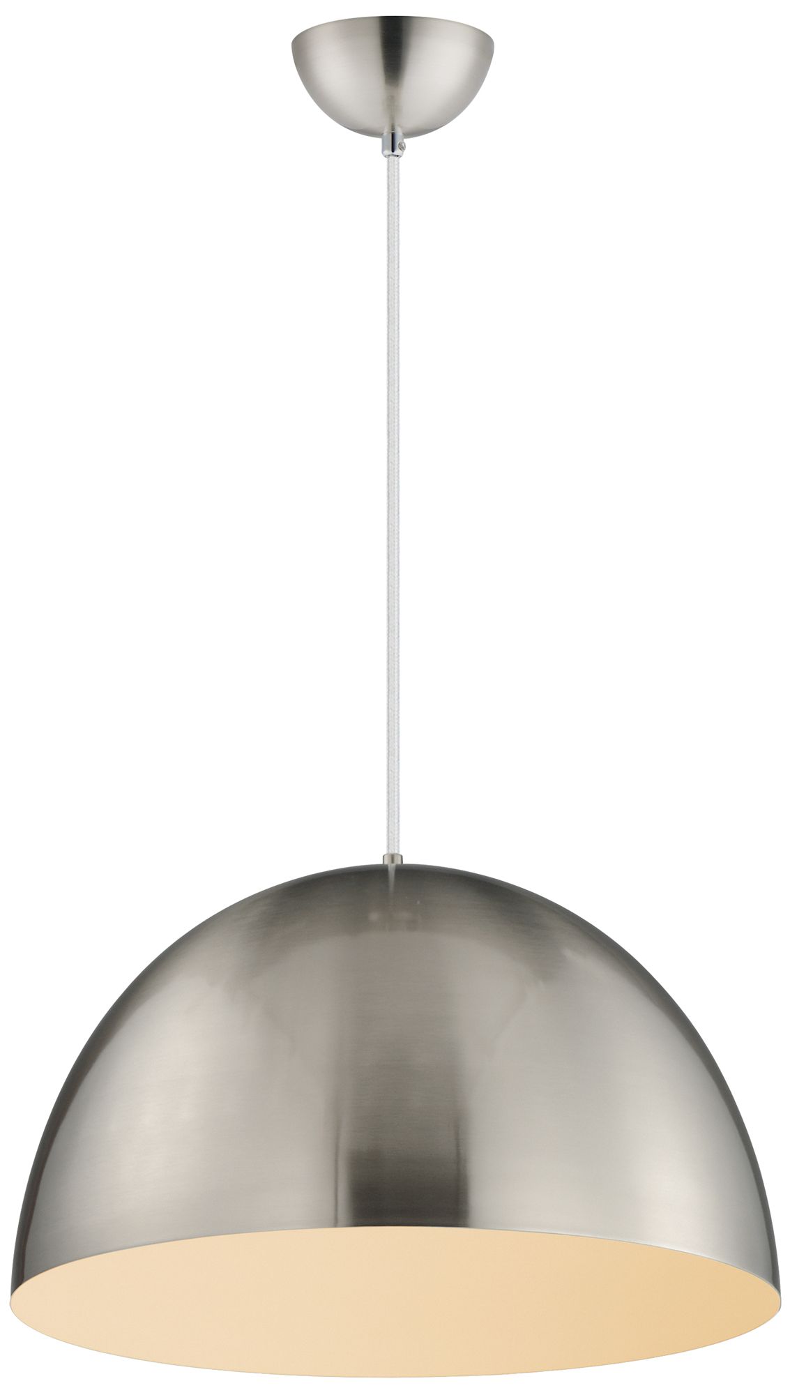 Maxim Tova 20" Wide Satin Nickel Pendant