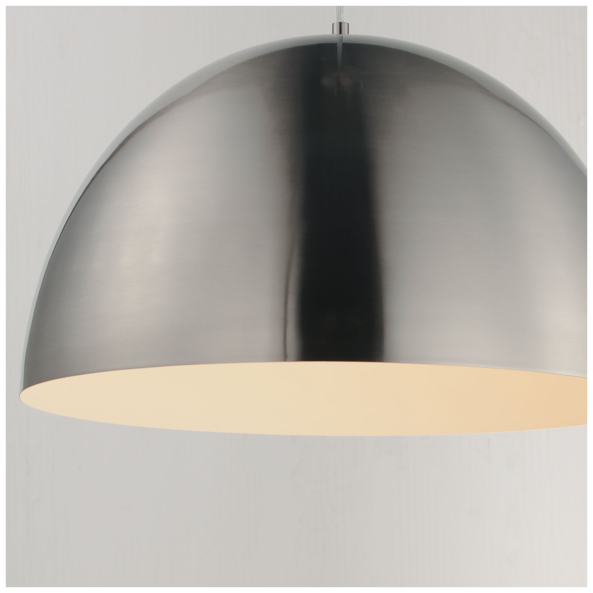 Image 5 Maxim Tova 20" Wide Satin Nickel Pendant more views