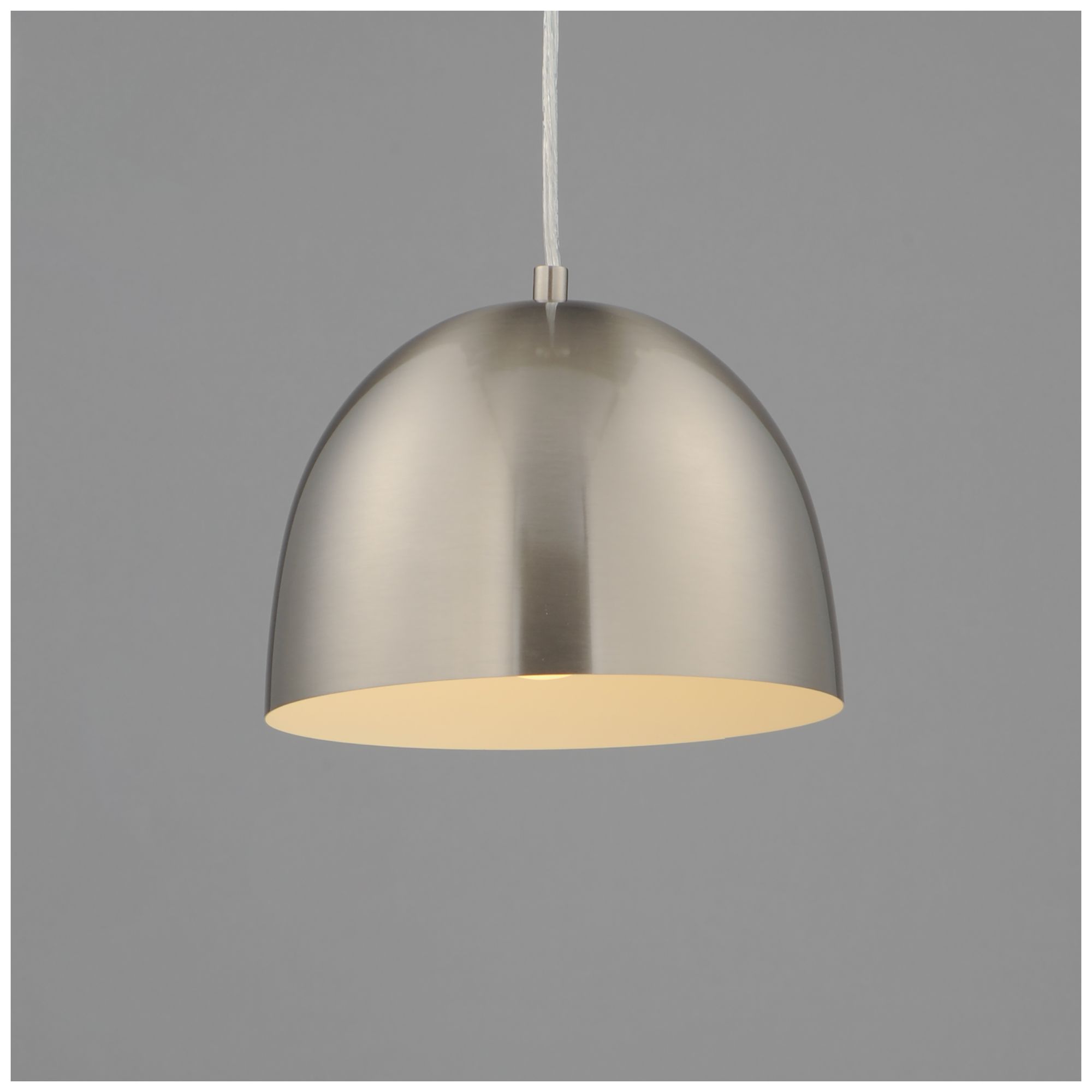 Image 3 Maxim Tova 9" Satin Nickel Pendant more views