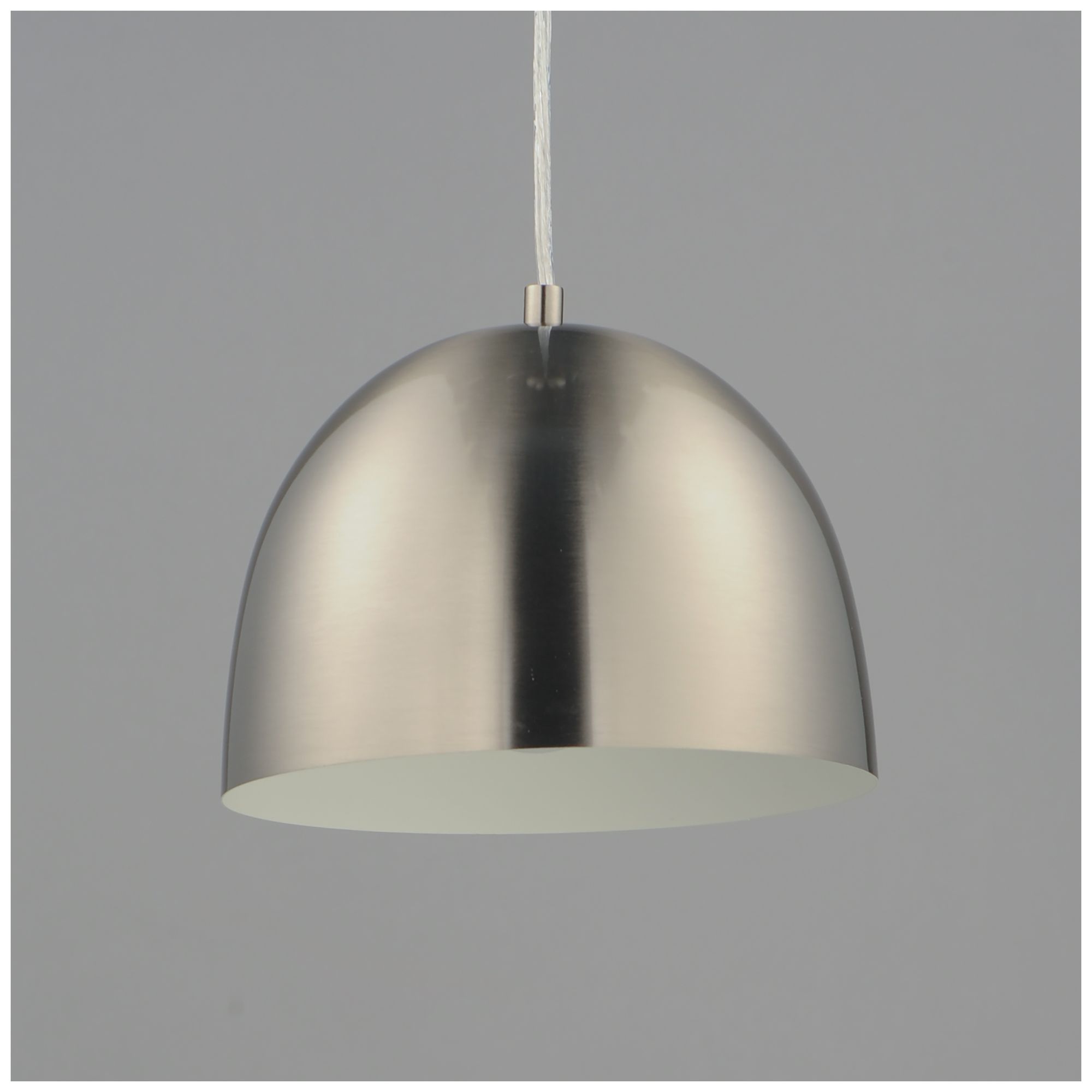 Image 4 Maxim Tova 9" Satin Nickel Pendant more views