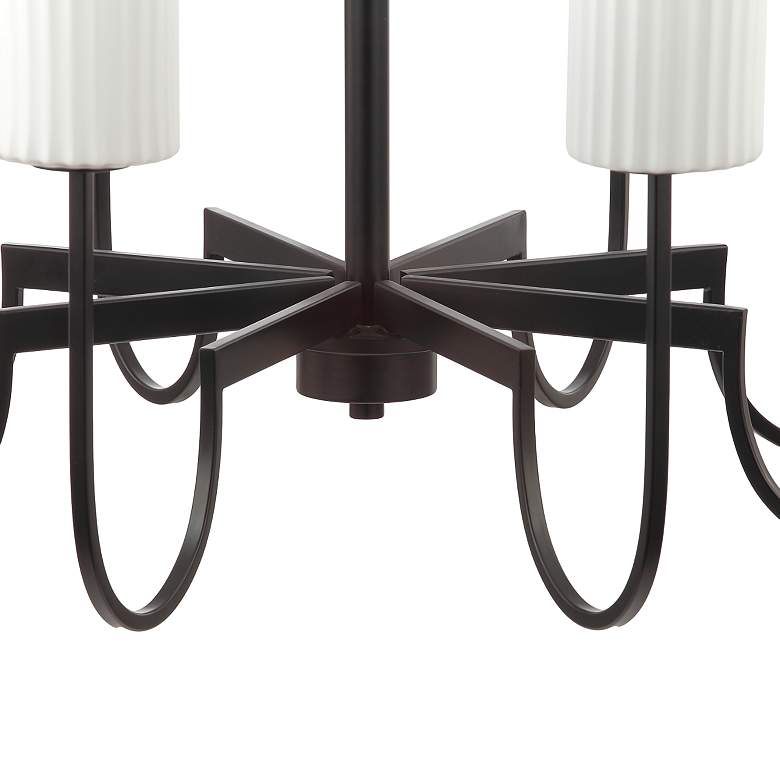 Image 4 Maxim Town And Country 34" Wide Black 8-Light Chandelier more views