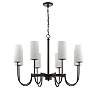 5_Maxim Town And Country 34" Wide Black 8-Light Chandelier more views