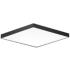 Maxim Trim 10 1/2" Wide Square Black LED Ceiling Light