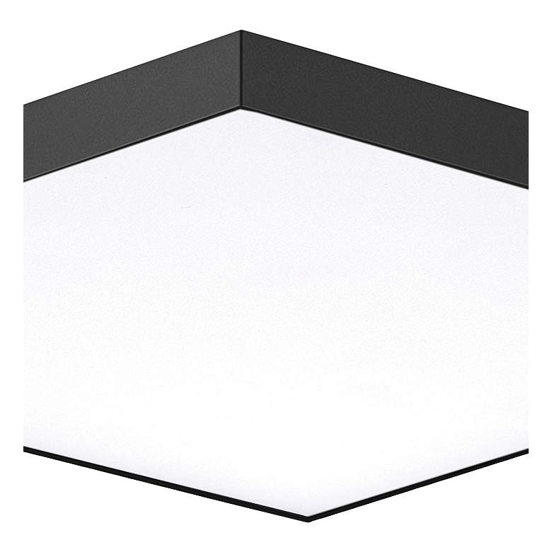 Image 4 Maxim Trim 10 1/2" Wide Square Black LED Ceiling Light more views