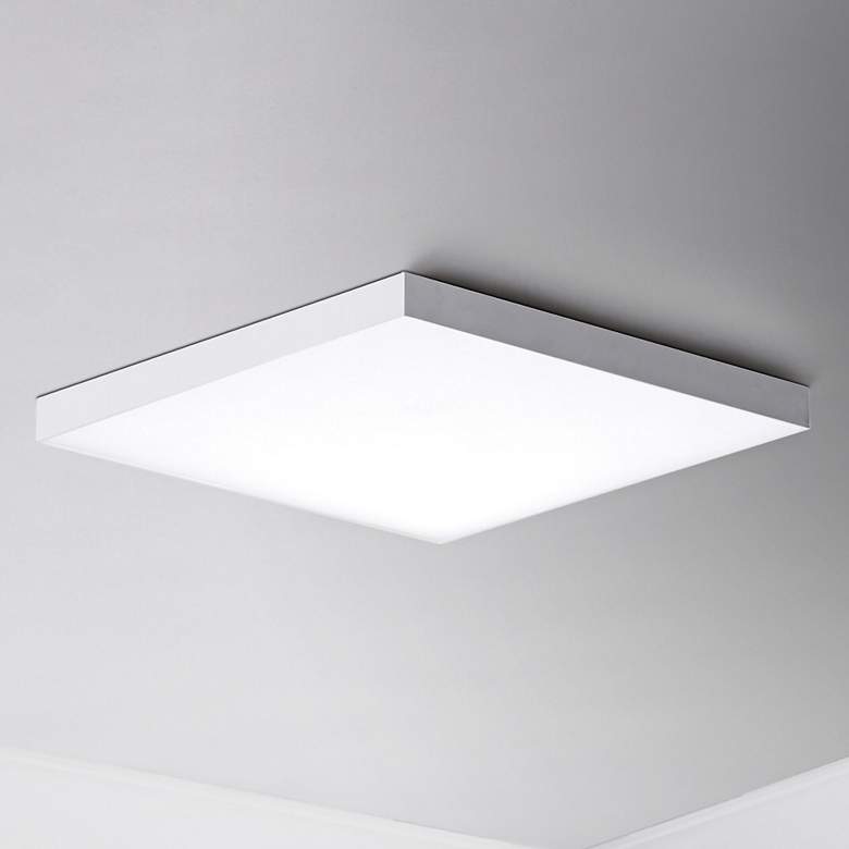 Image 1 Maxim Trim 10 1/2" Wide White LED Ceiling Light