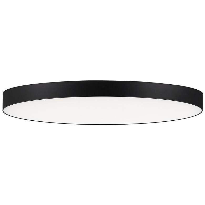 Image 2 Maxim Trim 11" Wide Black LED Ceiling Light