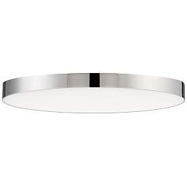 Image1 of Maxim Trim 11" Wide Polished Chrome LED Ceiling Light