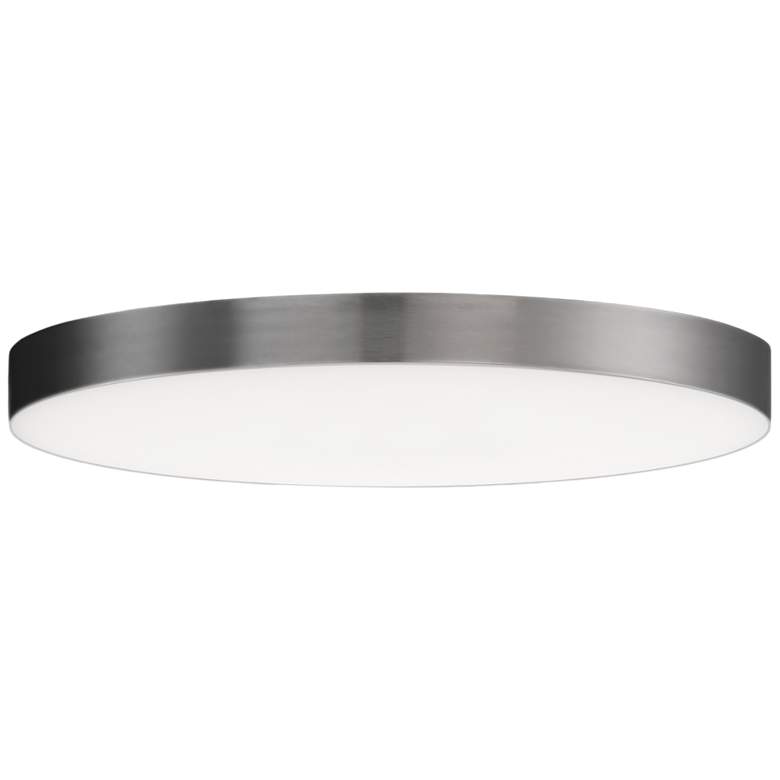 Image 2 Maxim Trim 11" Wide Satin Nickel LED Ceiling Light more views