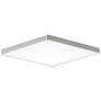 2_Maxim Trim 15 1/2" Wide Satin Nickel LED Ceiling Light