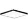 Maxim Trim 15" Wide Black Square LED Ceiling Light